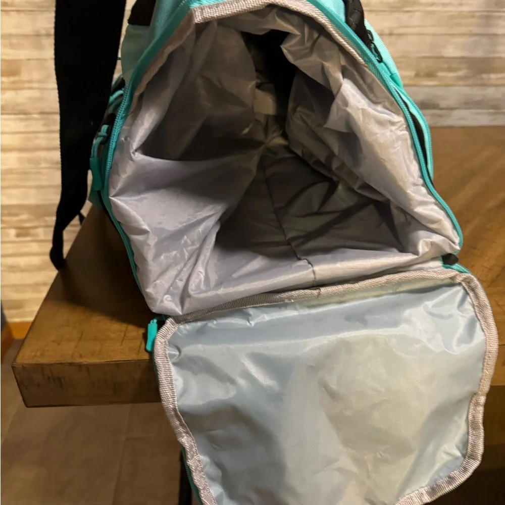 Aqua and Black gym bag